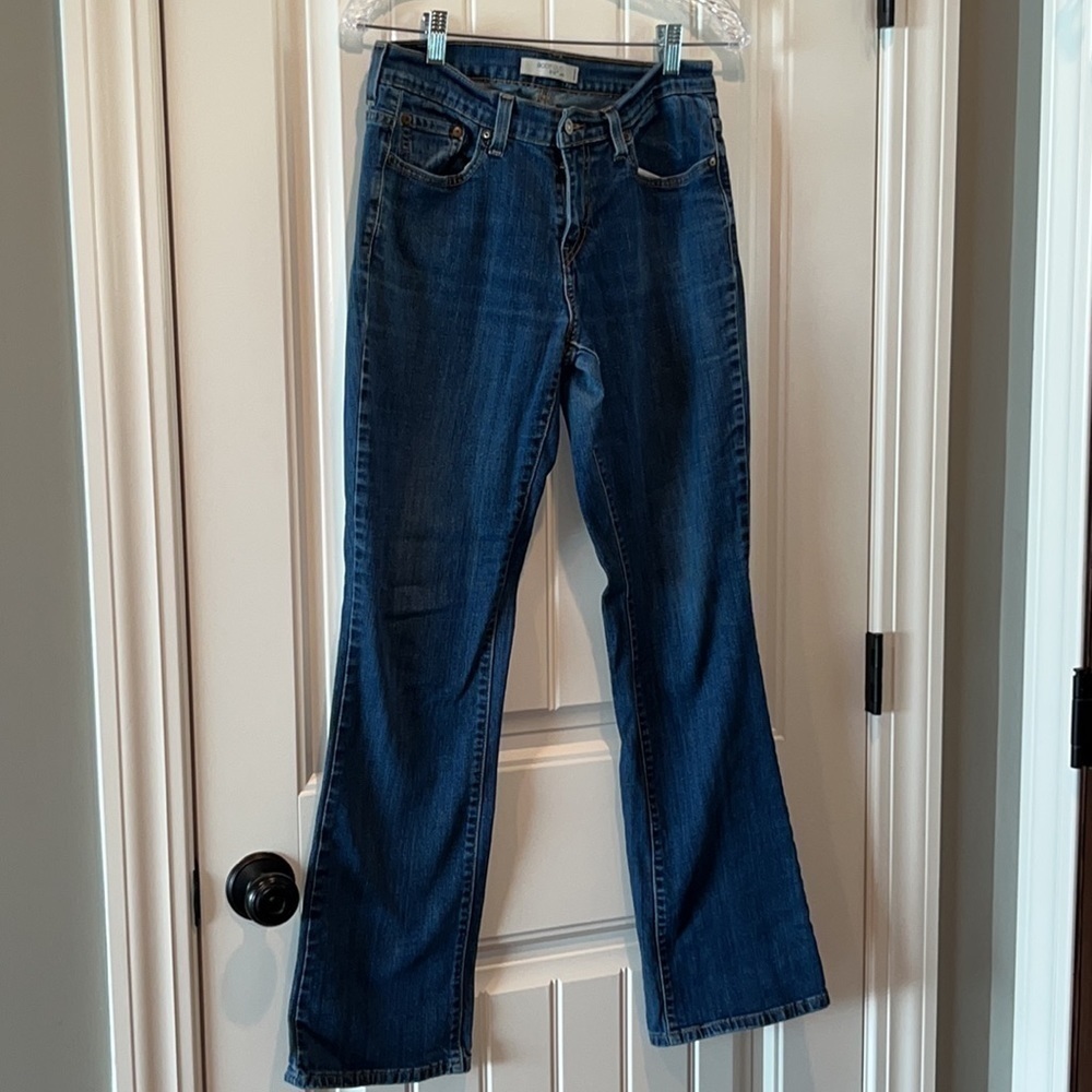 Levi’s 515 bootcut with rare R tag medium wash size 6 Long - Picture 12 of 13